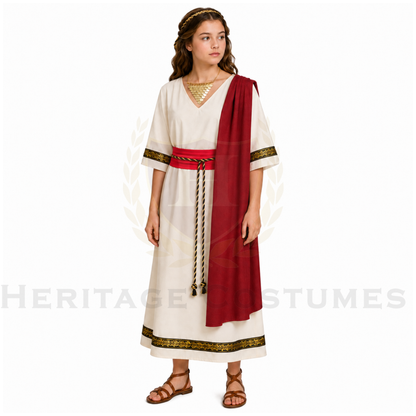 Athena Minerva Children’s Grecian Roman Goddess Costume