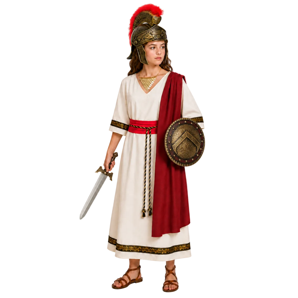 Athena Minerva Children’s Grecian Roman Goddess Costume