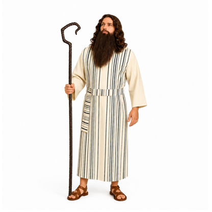 Biblical Shepherd & Wise Men Human Hair Beard Sets