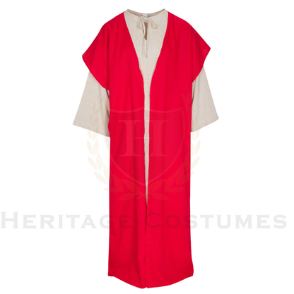 Deluxe Biblical Robe Costume Set – Jesus, Shepherd, Moses Outfit for Nativity, Passion Plays & Church Performances