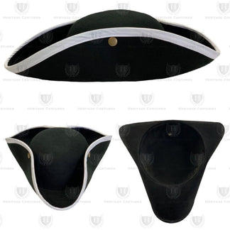 Colonial Tricorn Hat – Adult Revolutionary War Hat | Heritage Costumes ...