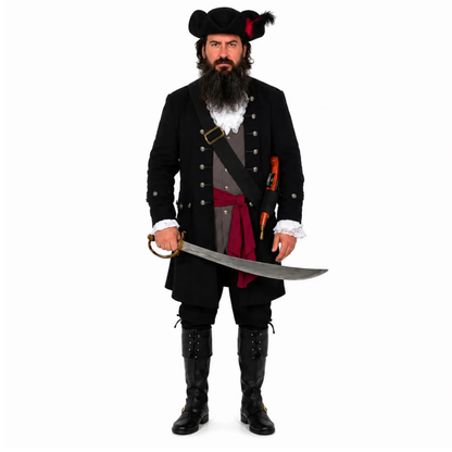 Blackbeard Adult Pirate Captain Costume