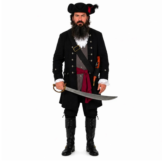 Blackbeard Adult Pirate Captain Costume