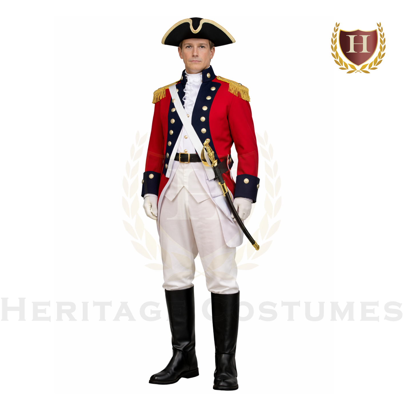 American Revolutionary War British Red Coat Officer's Jacket