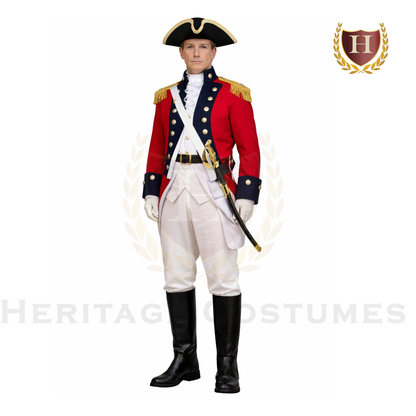 American Revolutionary War British Red Coat Officer's Jacket