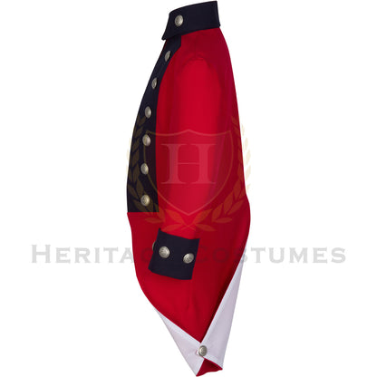 Deluxe Children's British Red Coat Revolutionary War Uniform