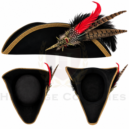 Calico Jack Pirate Tricorn Hat