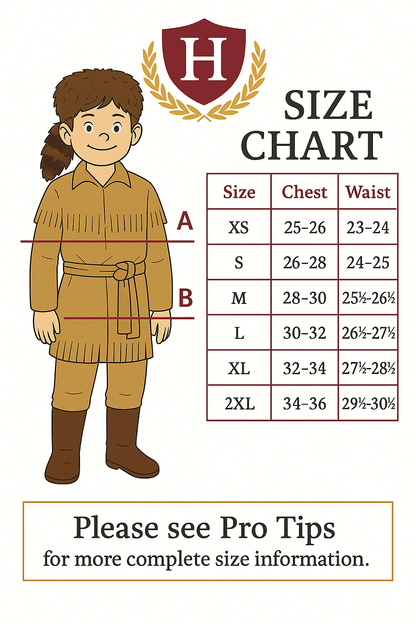 Children's Daniel Boone Costume