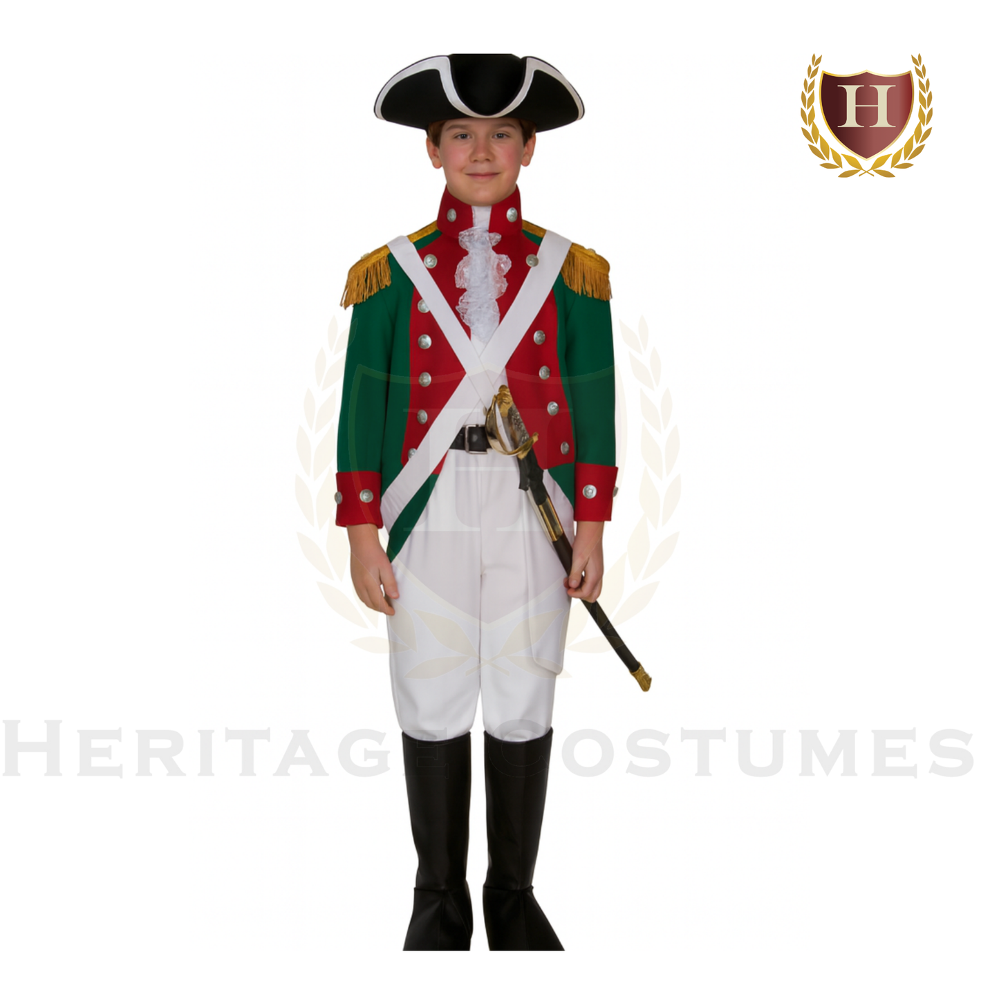 Continental Marine Corps Officer Children’s Revolutionary War Costume