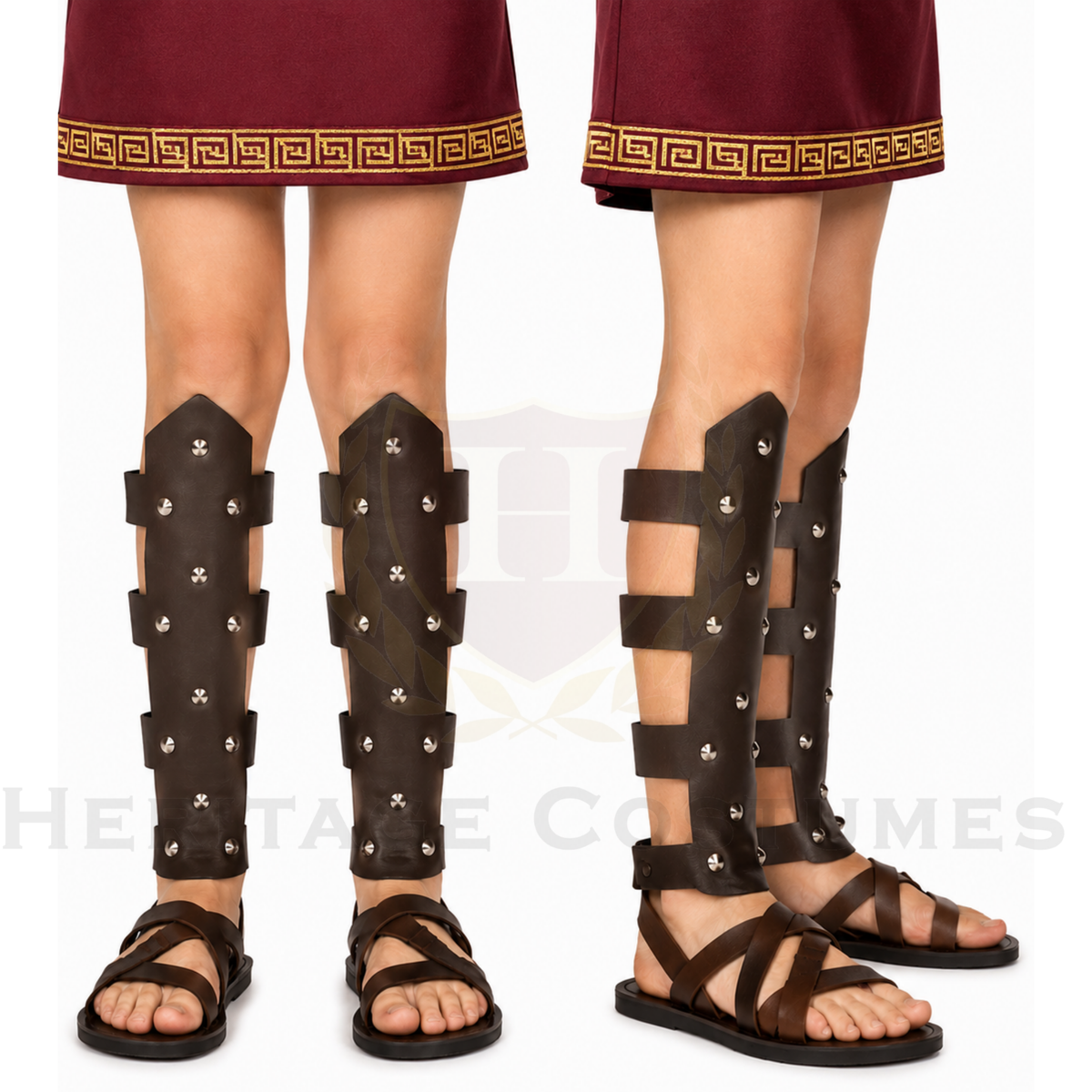 Roman & Grecian Leg Guards and Sandals