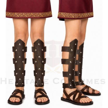 Roman & Grecian Leg Guards and Sandals