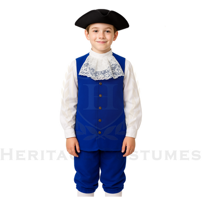 Colonial Children’s Vest and Jabot Set
