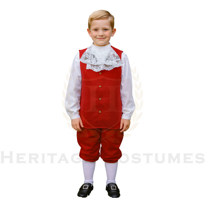 Colonial Children’s Vest and Jabot Set