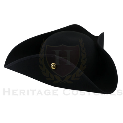 Children's Deluxe Colonial Tricorn Hat – Revolutionary War Costume Hat