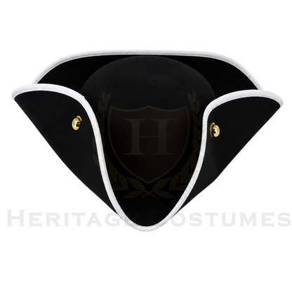 Children's Deluxe Colonial Tricorn Hat – Revolutionary War Costume Hat