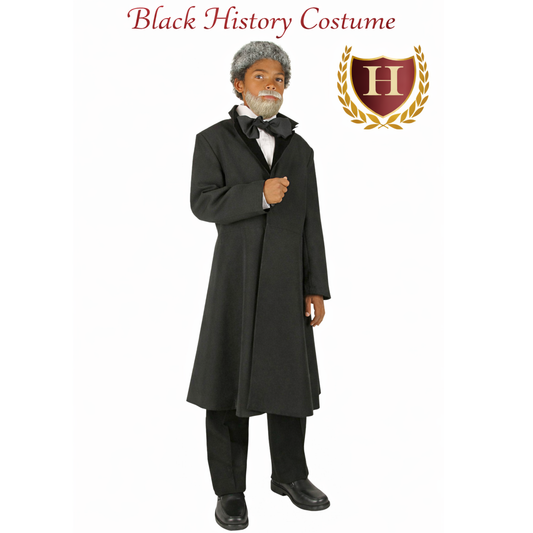 Frederick Douglass children’s historical costume.