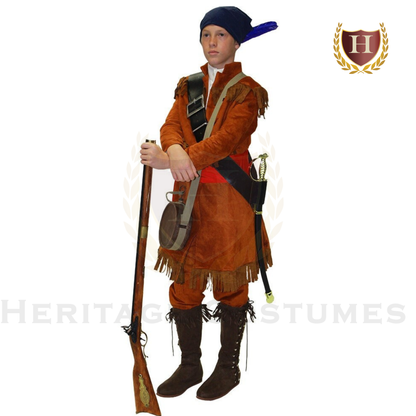 Children's Kit Carson or Jedediah Smith Explorer Attire, American Historical Figures, Frontier, Pioneer & Old West Clothing, School Events