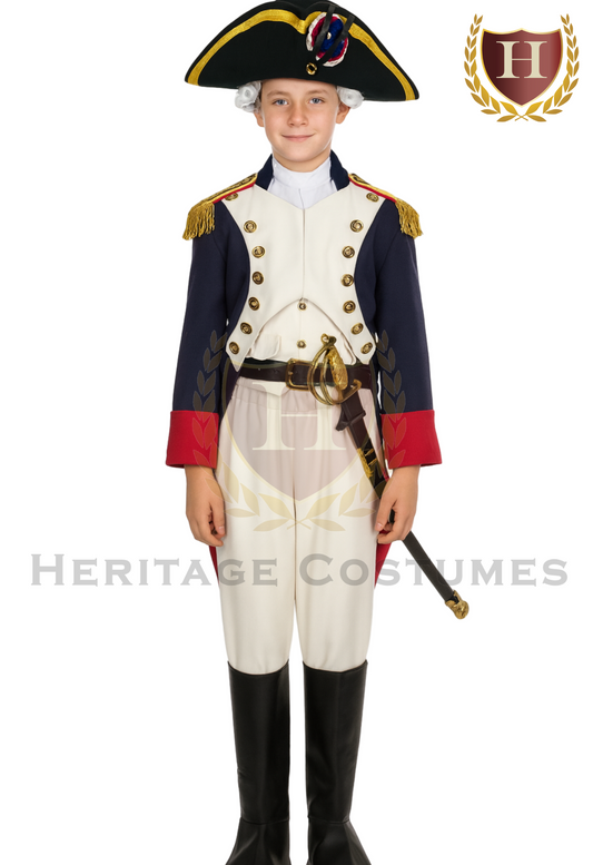 Children's Marquis De Lafayette Uniform