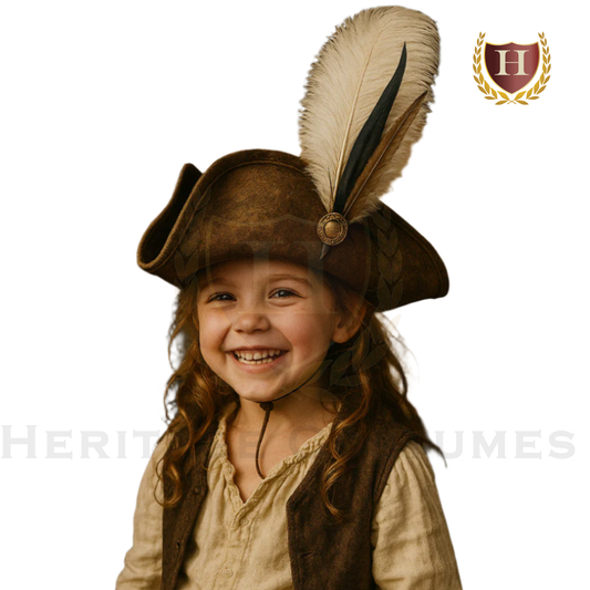 Children's Pirate Hat, Swash Buckler Hat, Buccaneer Hat