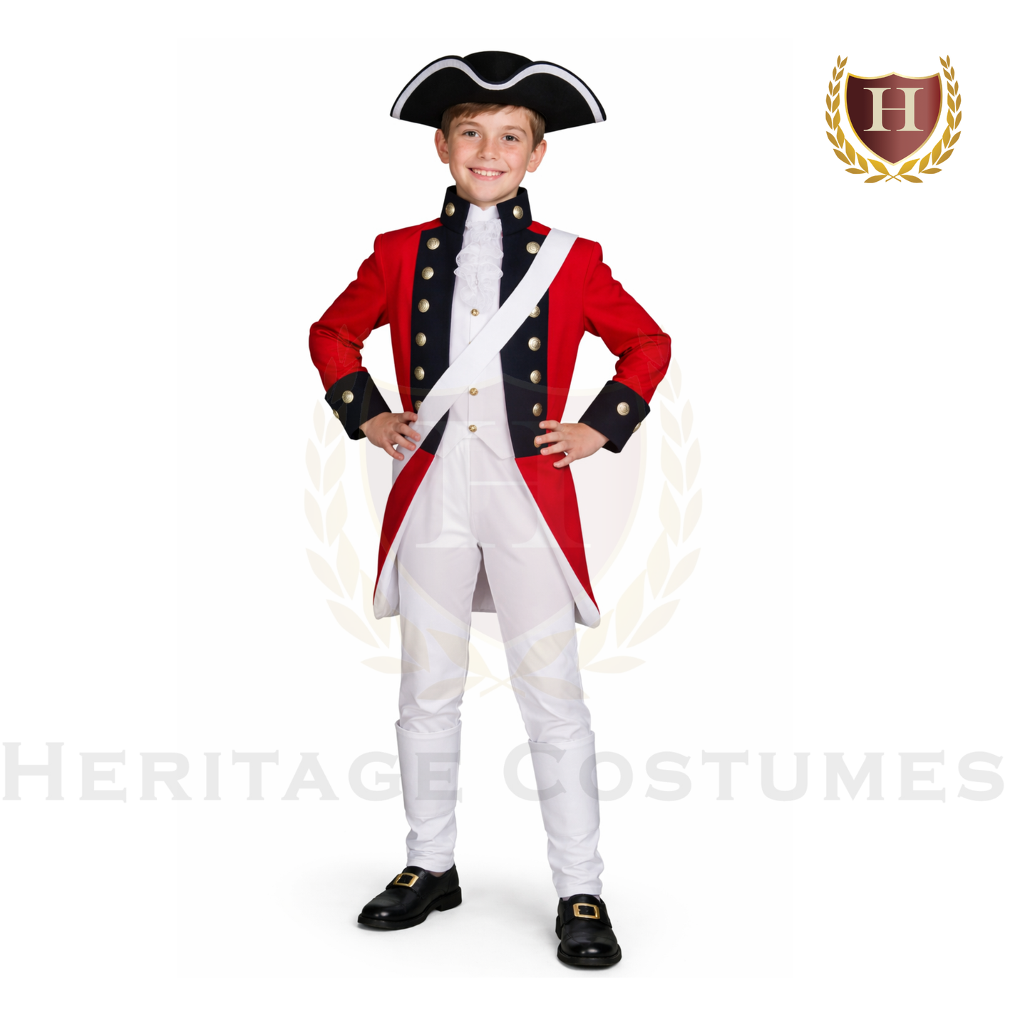 Thomas Gage Children’s British Redcoat Revolutionary War Costume