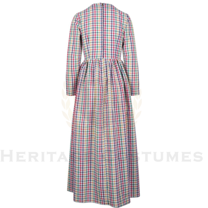 Children's Victorian Plaid Day Dress Set