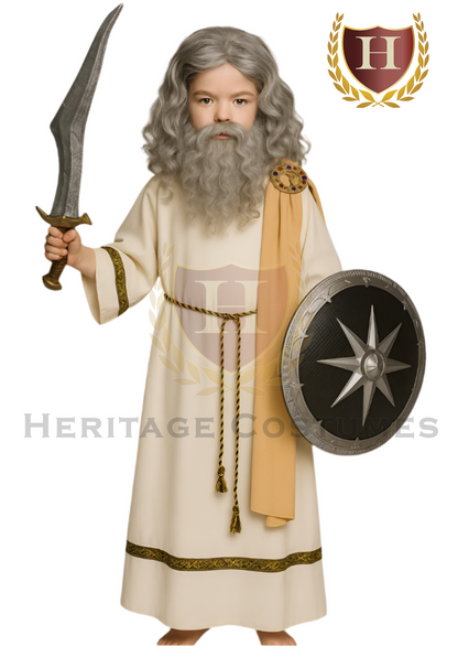 Zeus/Jupiter Costume for Kids – Greek & Roman Mythology Outfit