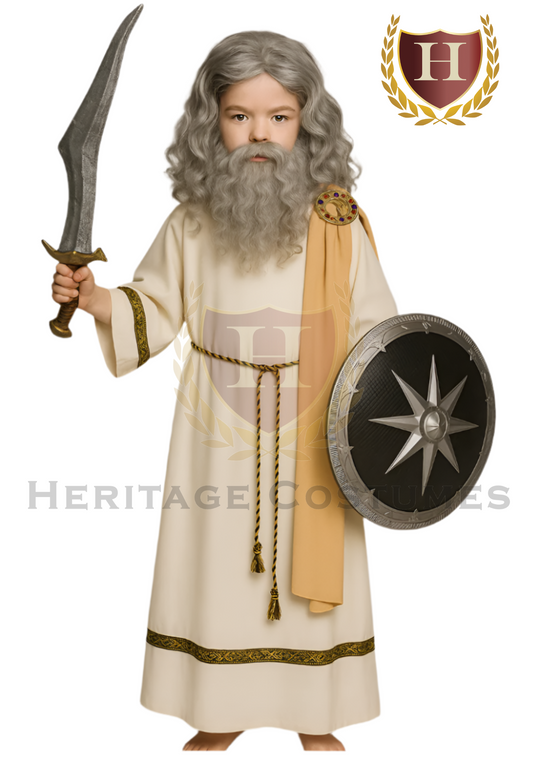 Zeus/Jupiter Costume for Kids – Greek & Roman Mythology Outfit