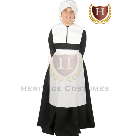 Anne Marbury Hutchinson children’s colonial costume.