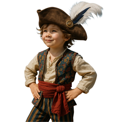 Children's Pirate Hat, Swash Buckler Hat, Buccaneer Hat