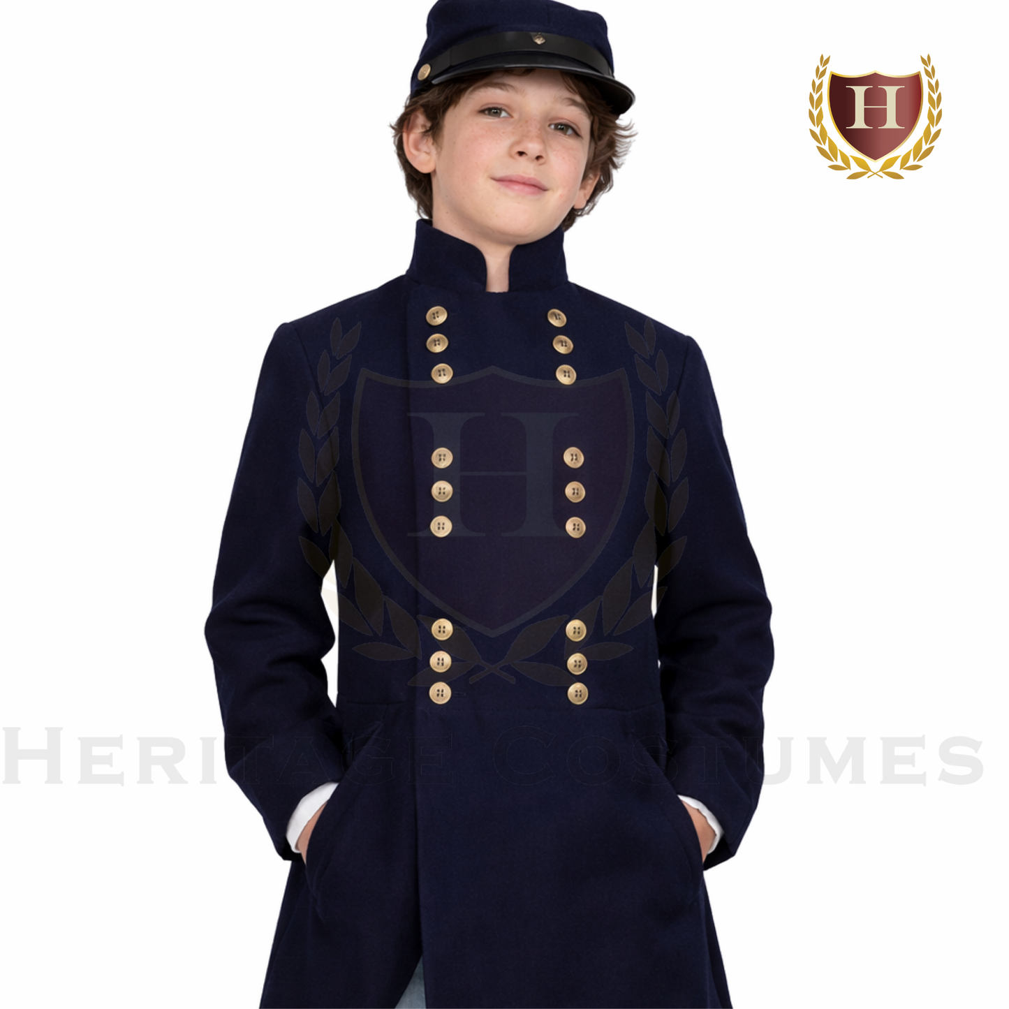 Children’s Civil War Officer Frock Coats Union & Confederate