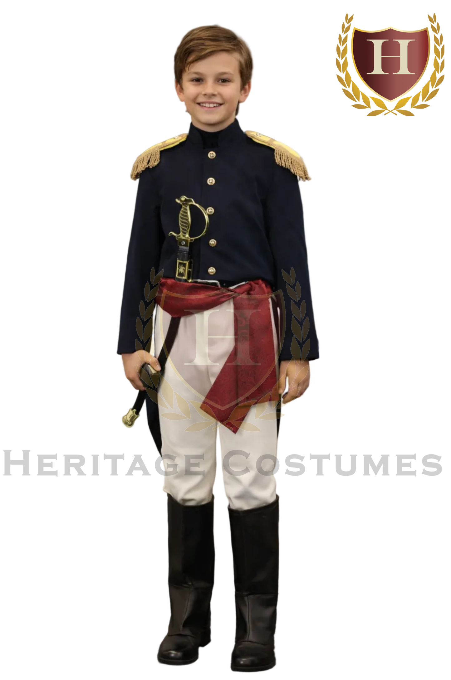 Children's Colonel William Travis Military Uniform