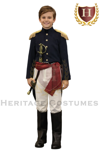 Children's Colonel William Travis Military Uniform