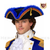 Colonial Admiral’s Feather Tricorn Hat
