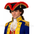 Colonial Admiral’s Feather Tricorn Hat