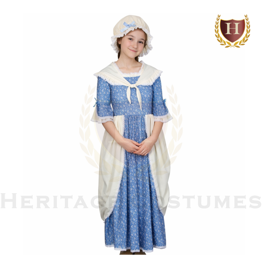 Colonial Girls Day Dress Costume