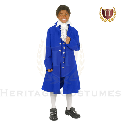 Colonial Children’s Frock Coat Revolutionary War Jacket