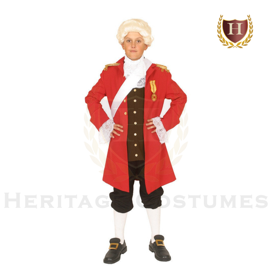 Colonial Boys Wig – Historical 18th Century Kids Costume Wig
