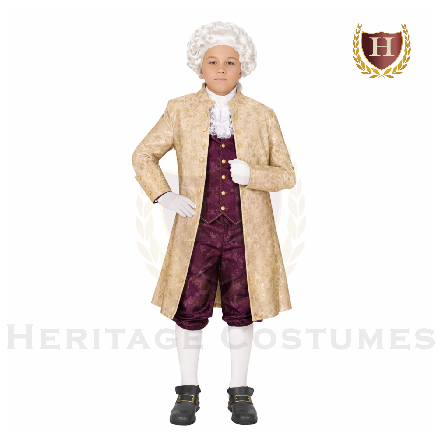 Colonial Children’s Brocade Frock Coat