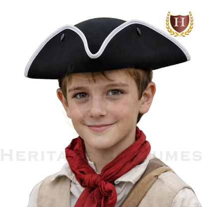 Kids Colonial Tricorn Hat