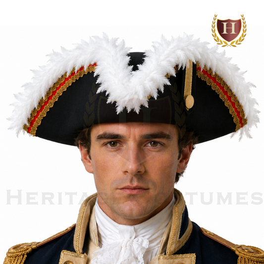 Colonial Officer's Tricorn Hat