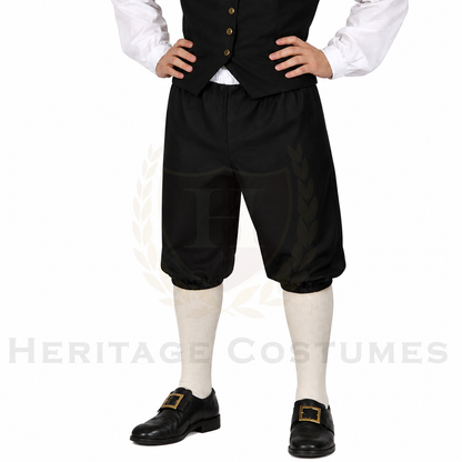 Colonial Men's Knee Breeches