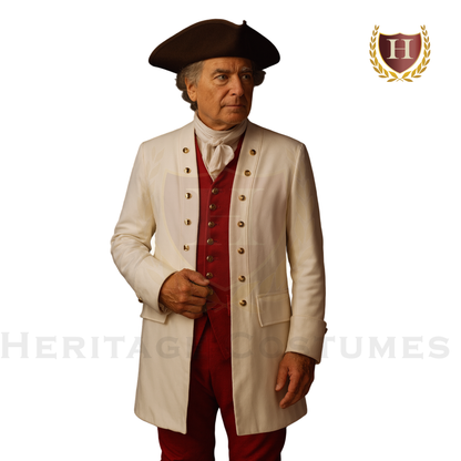 Men’s Colonial Civilian Dress Coat 18th Century