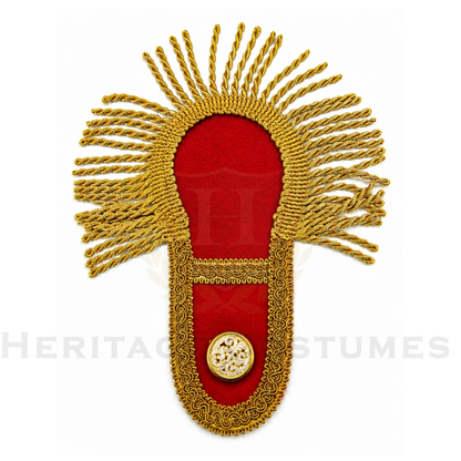 Colonial Military Epaulettes Shoulder Set