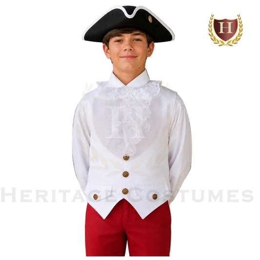 Colonial Waistcoat Children’s Revolutionary War Vest