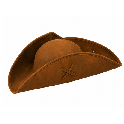 Adult Faux Suede Pirate Hat