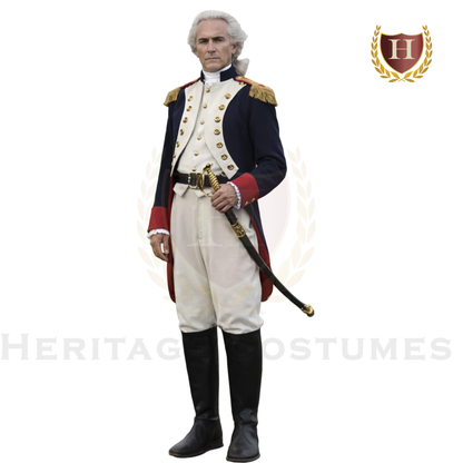 Marquis de Lafayette Adult Revolutionary War Officer Costume
