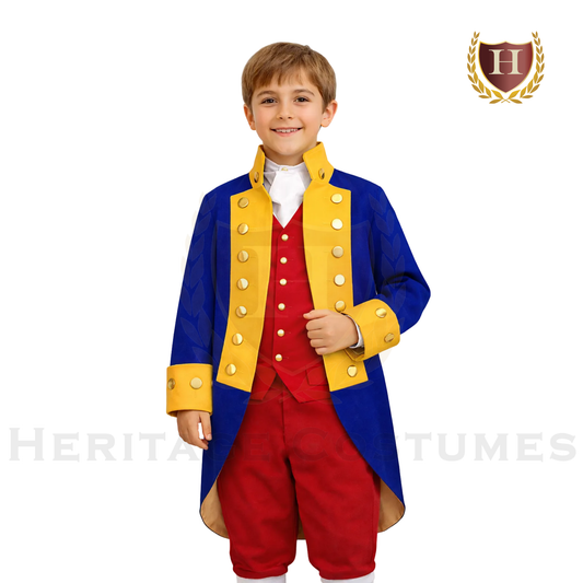 French Officer Children’s Revolutionary War Uniform Jacket
