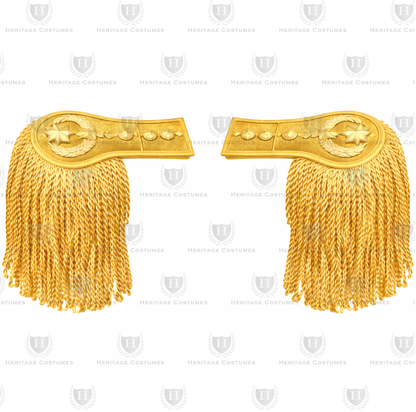 Deluxe Military Epaulettes for Revolutionary & Civil War Costumes