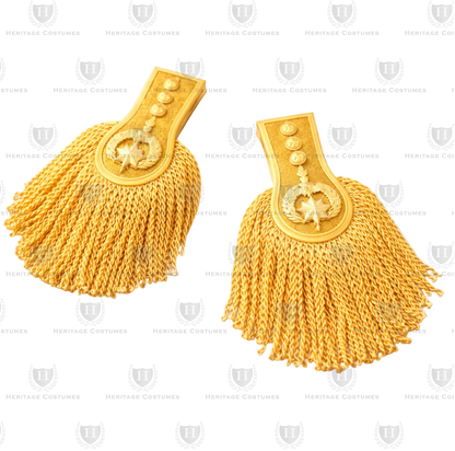Deluxe Military Epaulettes for Revolutionary & Civil War Costumes