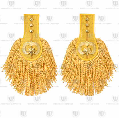 Deluxe Military Epaulettes for Revolutionary & Civil War Costumes